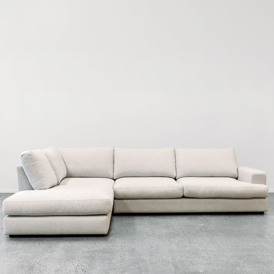 Cloud modular sofa and cnr chaise in eames mist