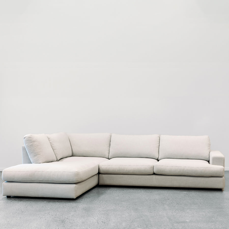 Cloud modular sofa and cnr chaise in eames mist