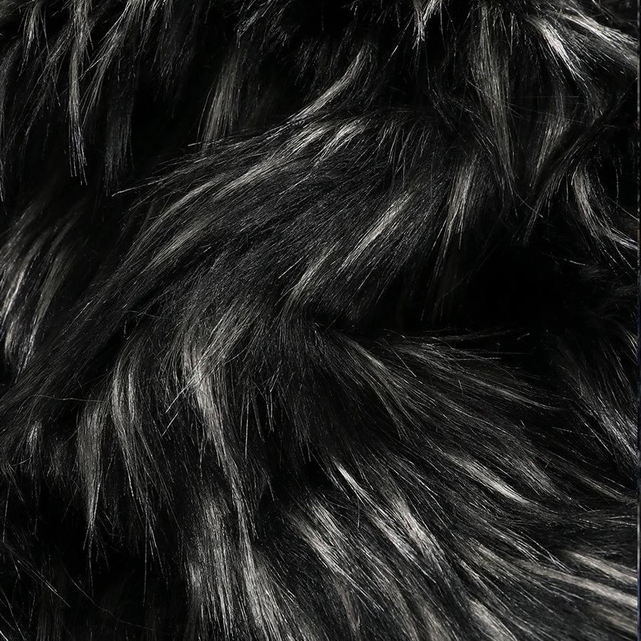 Dark & Moody Faux Fur throw