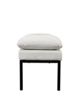 Baxter Fabric Bench Seat - Cream