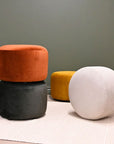 Estelle ottoman in mustard