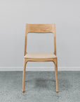 Ealing armless dining chair in linen