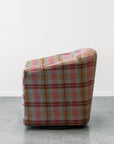 Kendal swivel tub armchair in highlands rouge