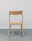 Ealing armless dining chair in linen