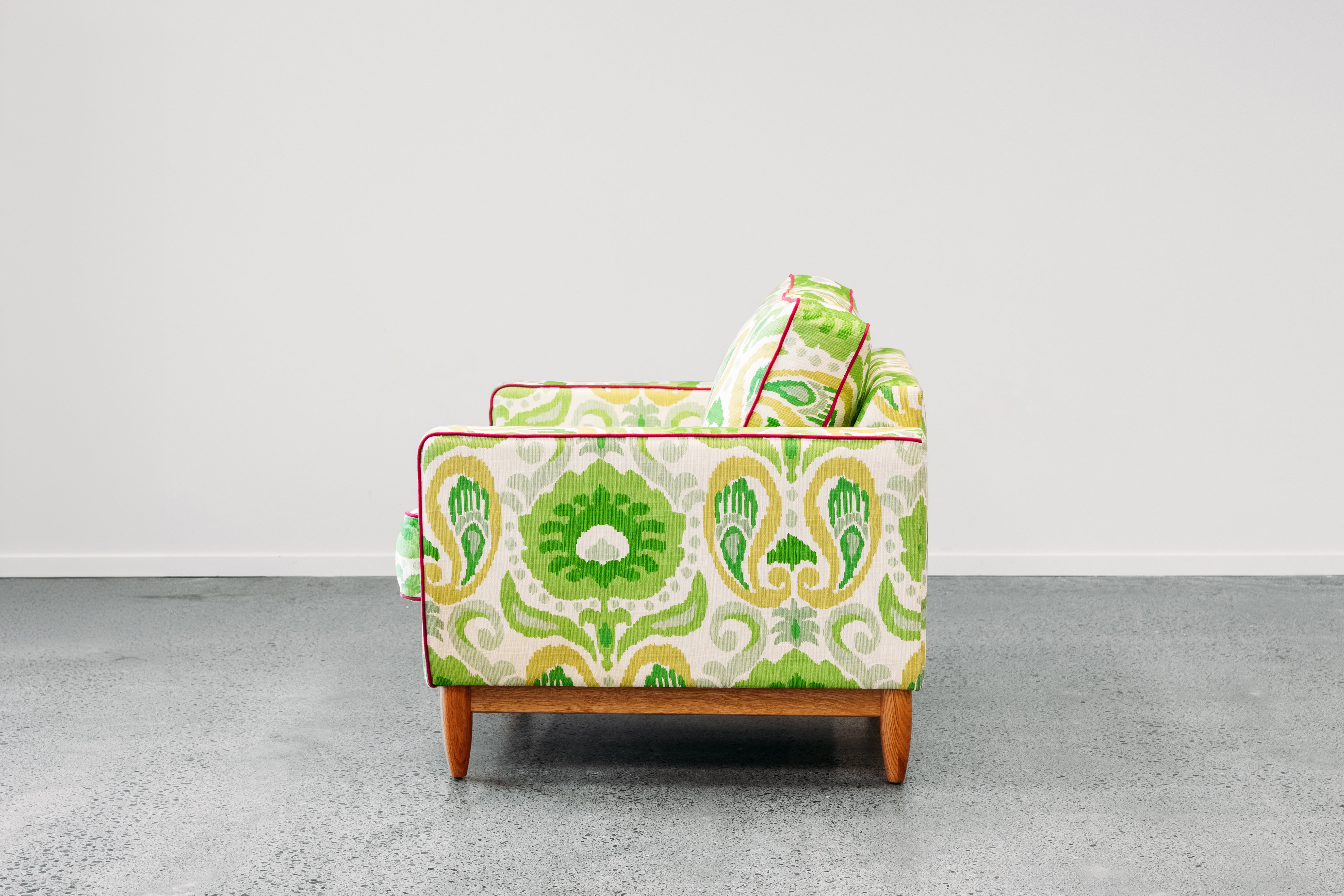 Custom chanel chair in tullio splice