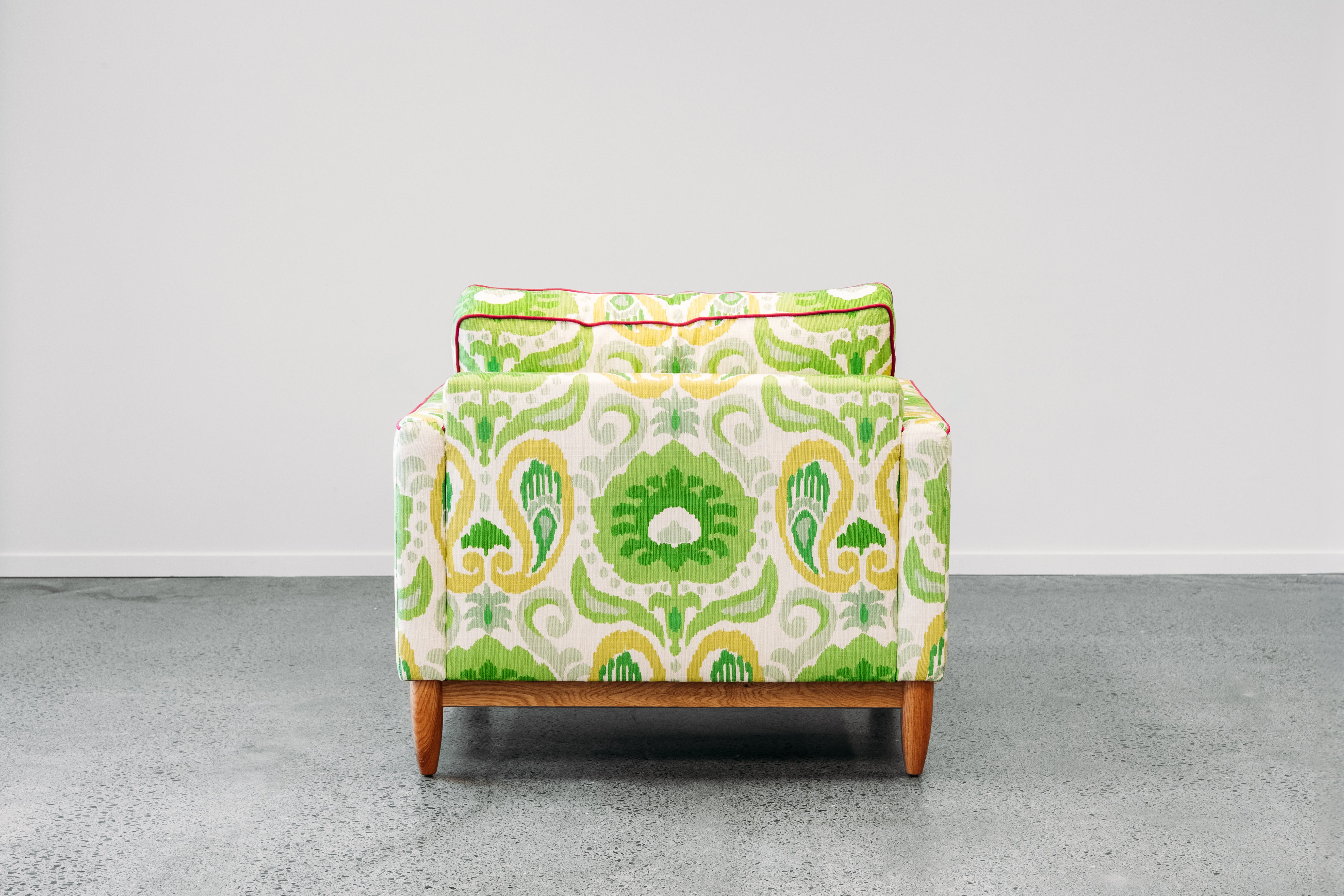 Custom chanel chair in tullio splice