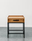 Krona bedside table in oak - tall