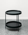 Breda end table in black