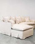 Miami slip cover sofa with reversible chaise