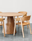 Alice round dining table in oak
