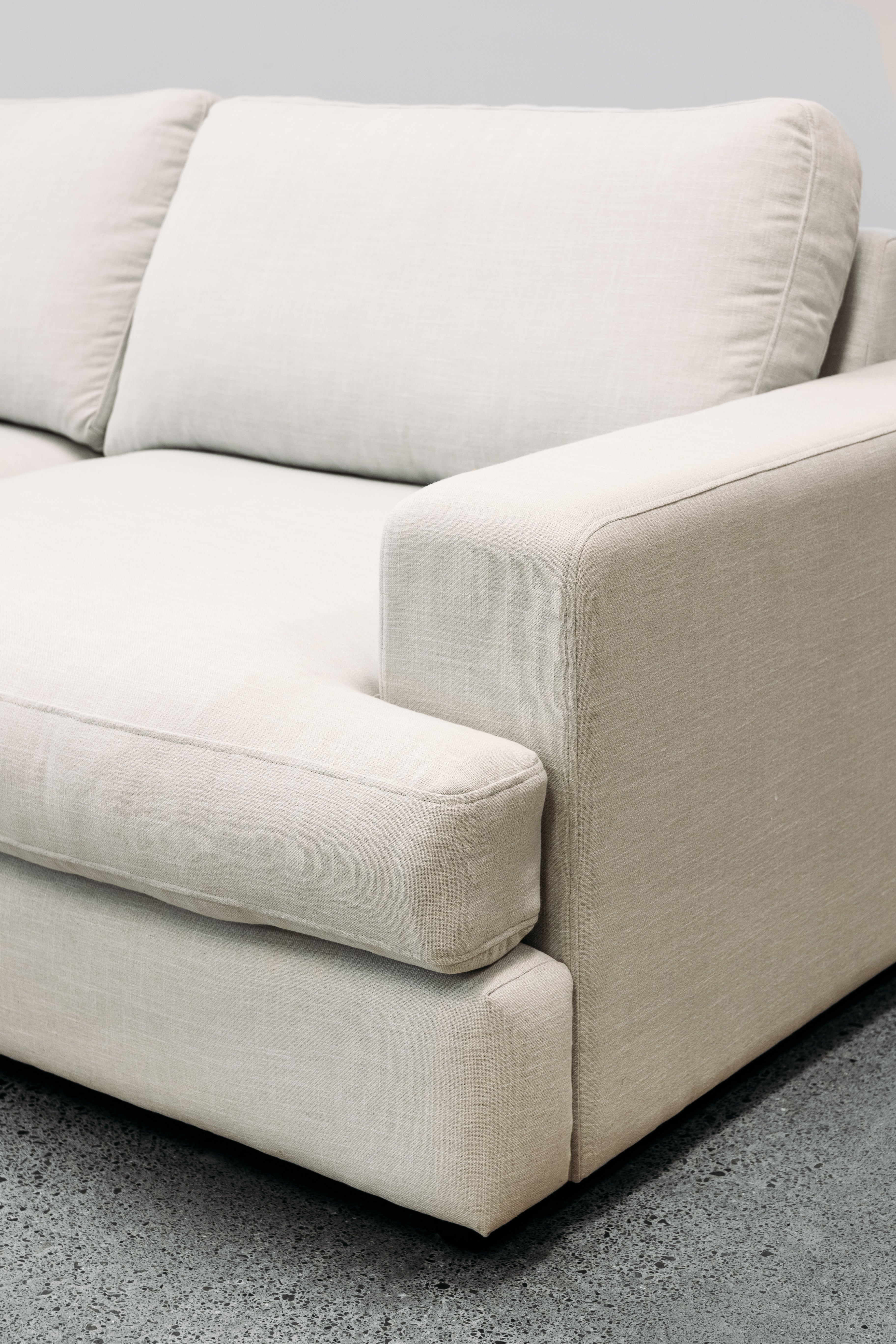 Cloud modular sofa and cnr chaise in eames mist