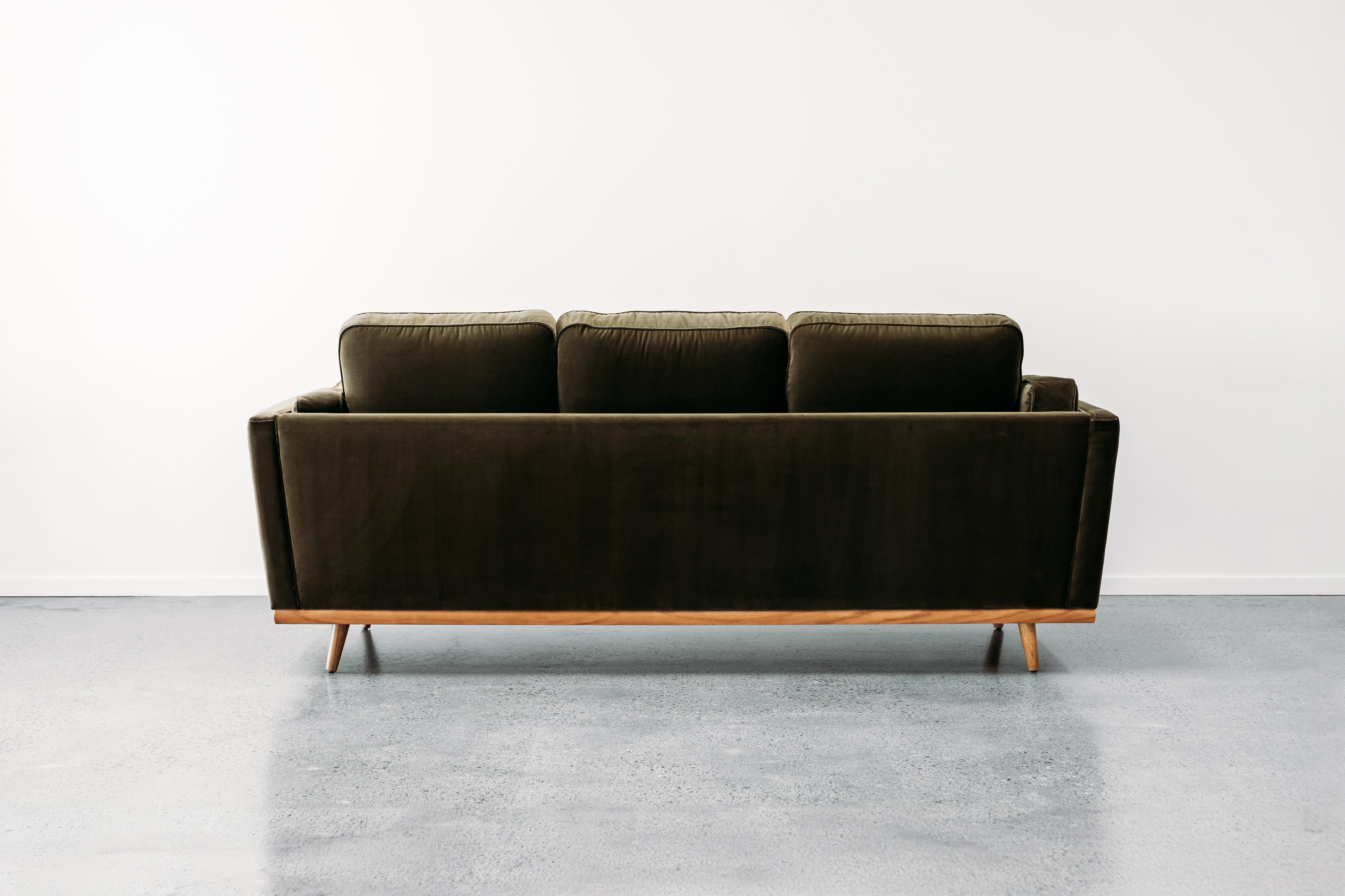 Aria 3 Seat Sofa - Cypress Cotton Velvet