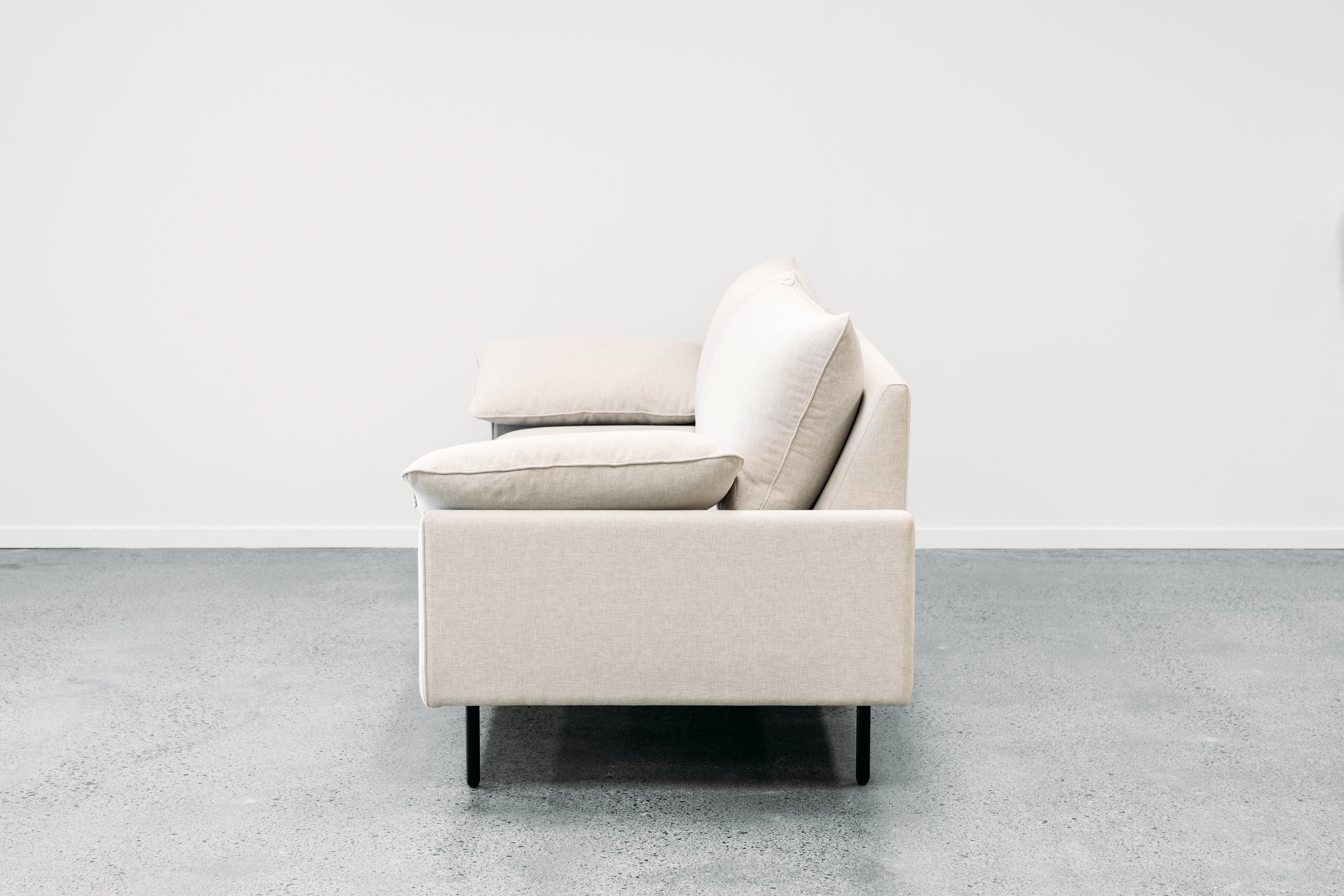 Sicily sofa in chambray stone