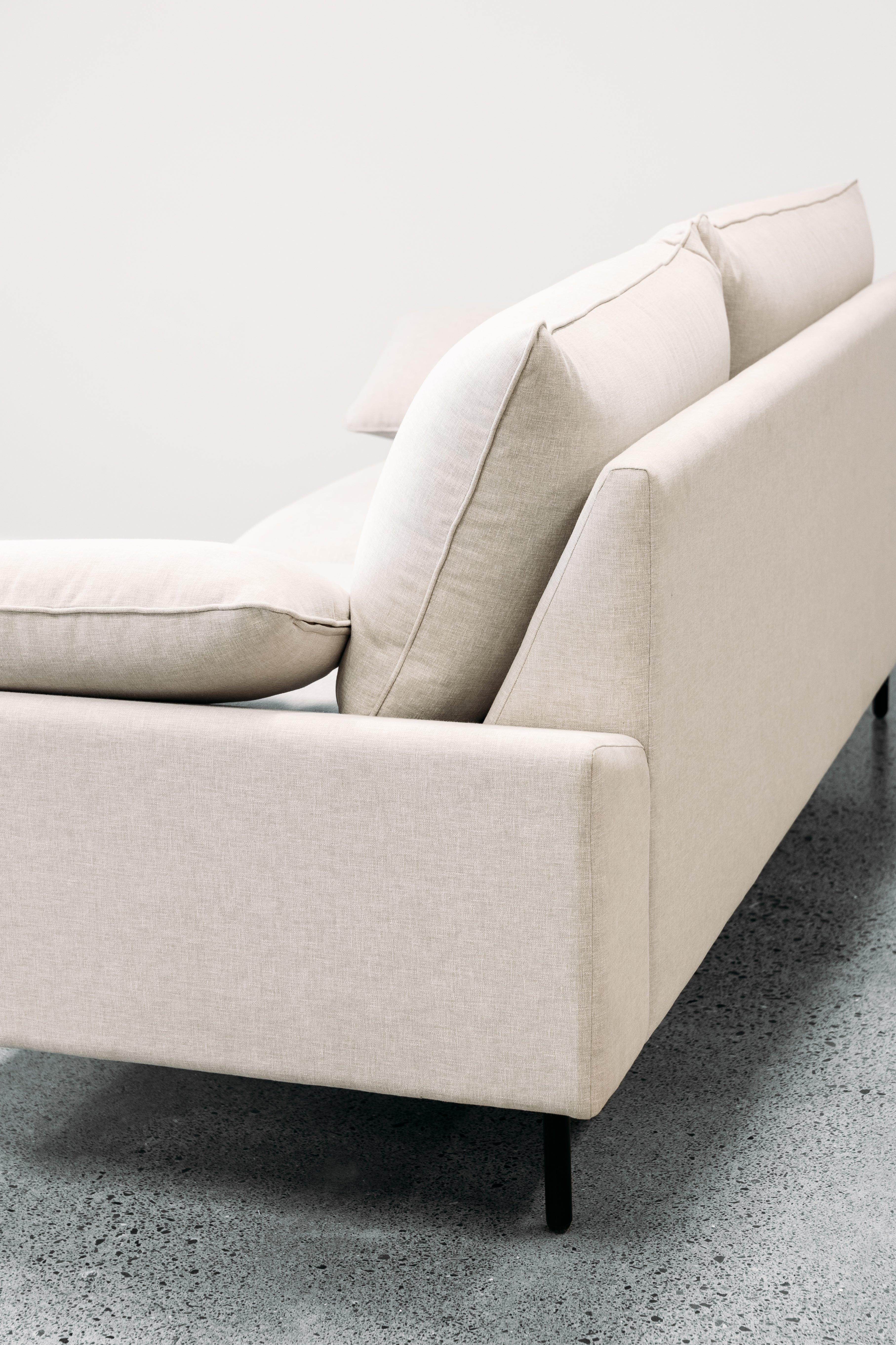 Sicily sofa in chambray stone
