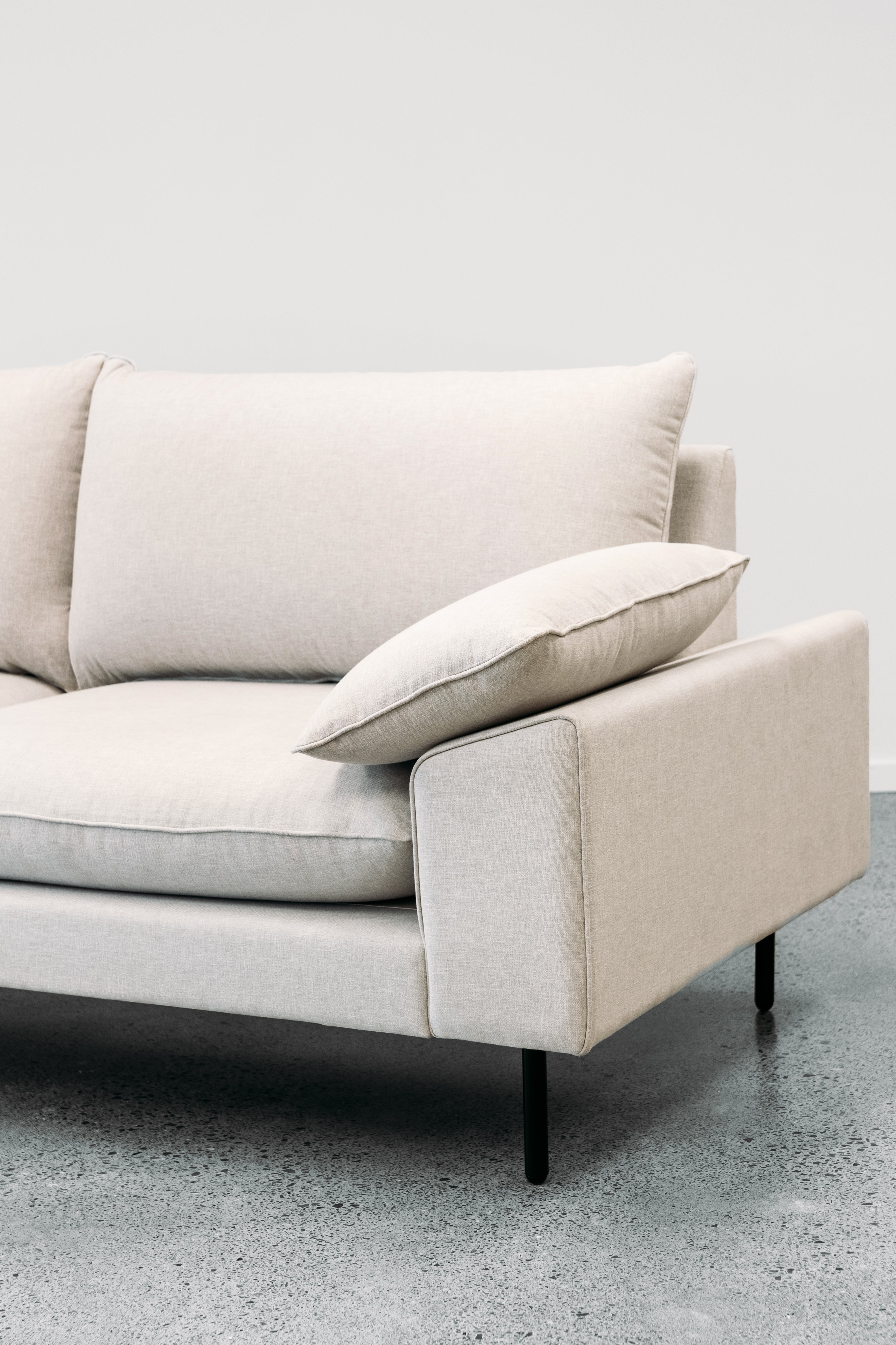 Sicily sofa in chambray stone
