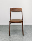 Ealing armless dining chair in walnut