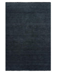 Sandringham wool rug in storm blue