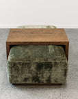 Albert Ottoman in forest with table