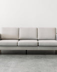 Tango modular sofa with reversible ottoman in felix smoke