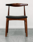 Gemini C30 dining chair in walnut