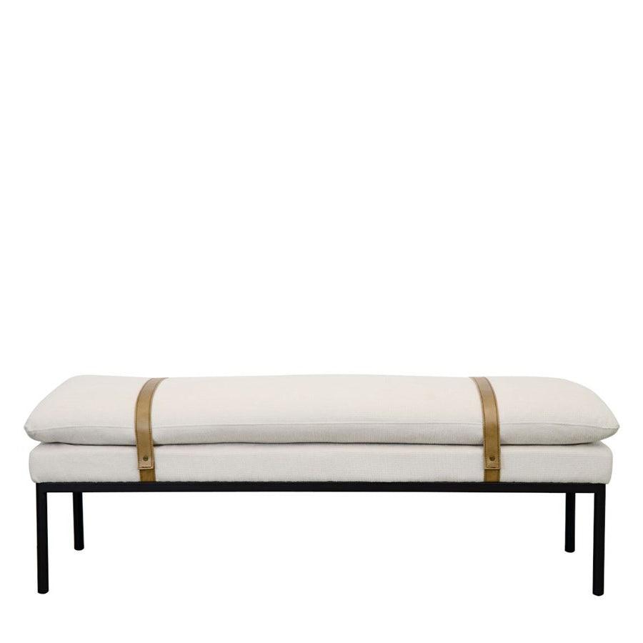 Baxter Fabric Bench Seat - Cream