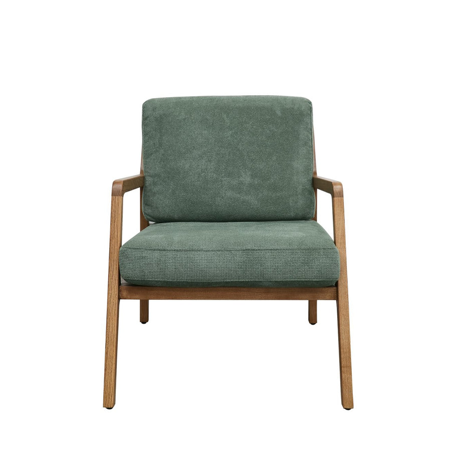 Baker fabric armchair in Green |Stacks |Wellington – Stacks