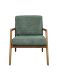 Baker fabric armchair in Green