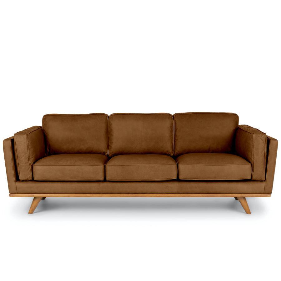 Aria Leather 3 Seat Sofa - Matisse Caramel