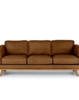 Aria Leather 3 Seat Sofa - Matisse Caramel