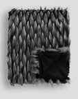 Dark & Moody Faux Fur throw