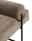 Hay bench seat in russet/black