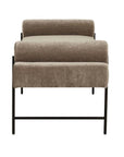 Hay bench seat in russet/black