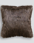 Warm & Rustic Faux Fur Euro cushion