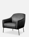 Ikon Armchair black leather