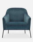 Ikon armchair indigo velvet