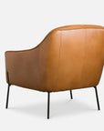 Ikon armchair in tan leather