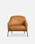 Ikon armchair in tan leather