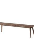 Kaishama bench seat in walnut