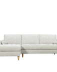 Khan sofa & chaise in mist