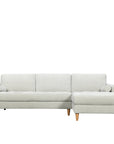 Khan sofa & chaise in mist