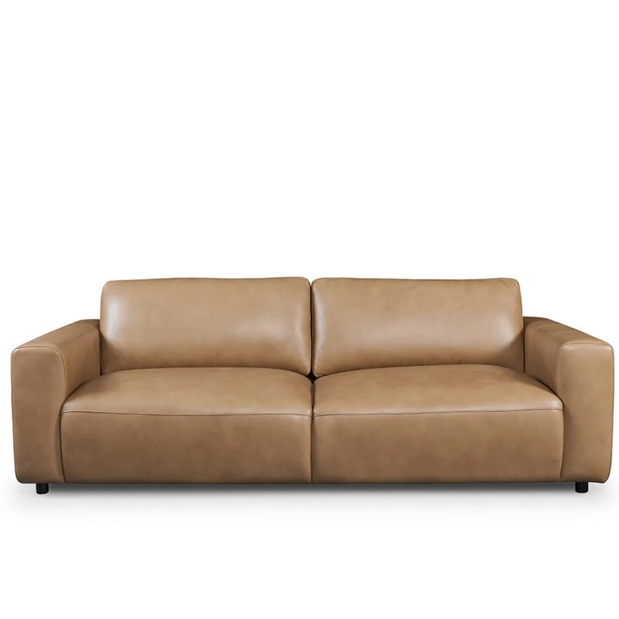 Lucas sofa in tan leather