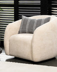 Krona swivel armchair