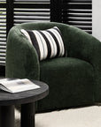 Krona swivel armchair