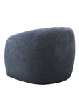 Krona swivel armchair in steel