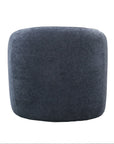 Krona swivel armchair in steel