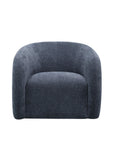 Max swivel armchair in steel