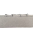 Miami slip cover sofa with reversible chaise - grey