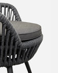 Mirador outdoor chair in charcoal