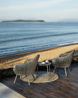 Mirador outdoor chair in charcoal