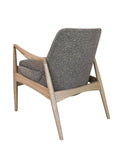 Morely armchair in mink